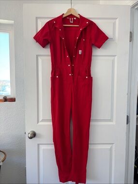 Too Designs Red Women's Jumpsuit